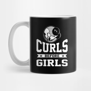 Curls Before Girls Mug